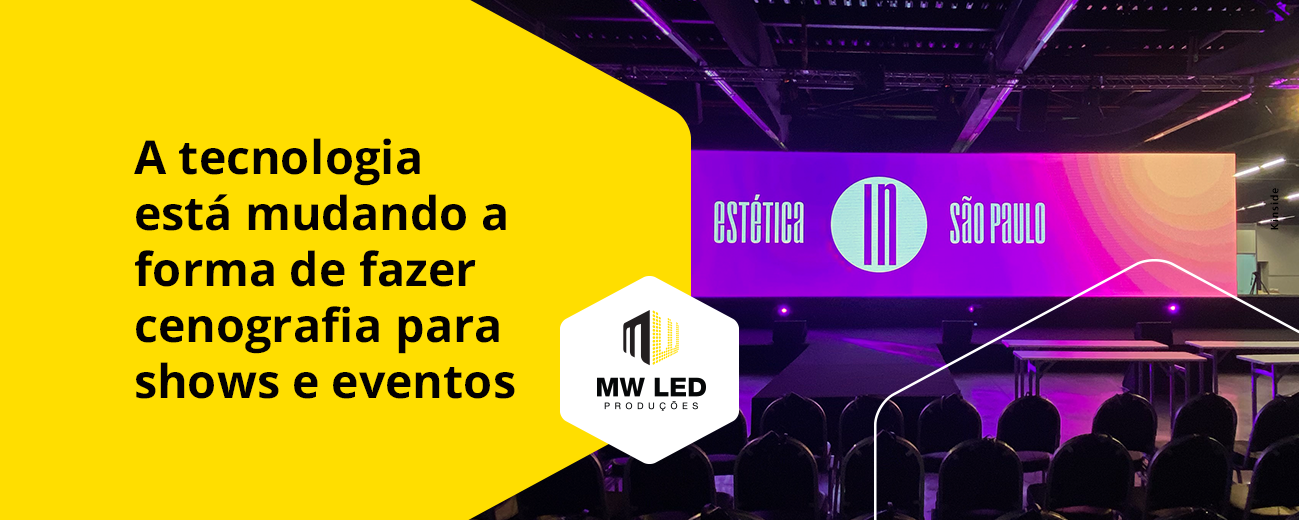 A tecnologia esta transformando a cenografia de eventos